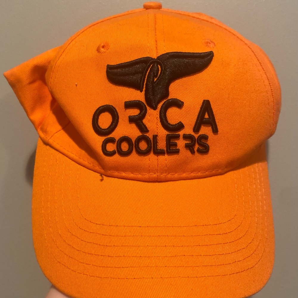 ORCA COOLER’S Bright Orange Hat/Baseball Cap